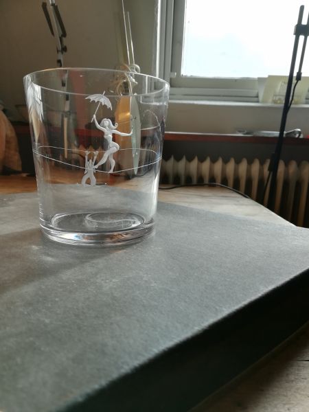 Kosta 1968 färdig skål unikat