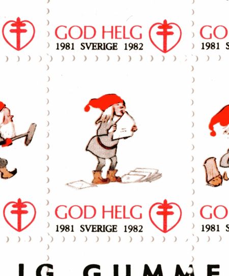 julfrimärke 1.6 jultomte frimärke 1982