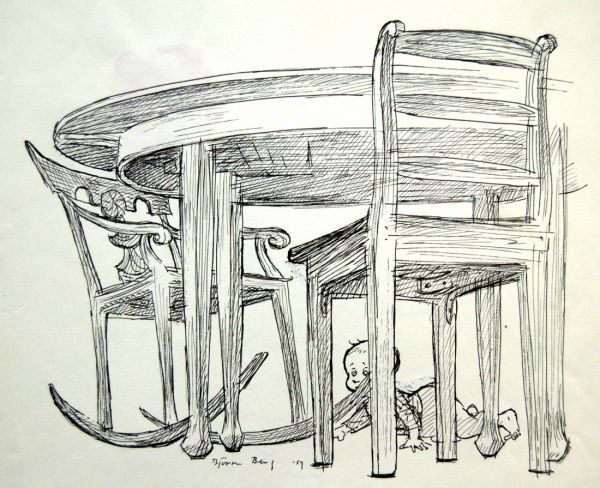 Torbjörn under bordet 1959