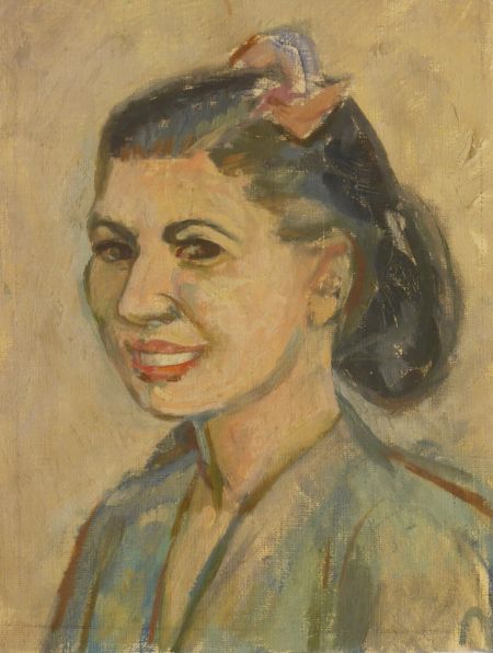 1948 Frankrike  porträtt kvinna