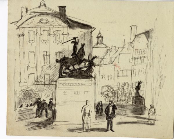 1943 St. Göran och Draken Köpmanstorget, Gamla Stan 1943 mapp 27.jpeg